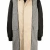Dsquared2 manteau mi-long à design patchwork