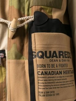 Dsquared2 manteau à imprimé camouflage