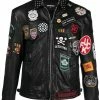 Dsquared2 Veste en cuir à logo Se Vend Bas Prix vestes en cuir homme 1 Dsquared2 veste en cuir à logo