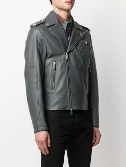 Dsquared2 Veste de moto à détail de zips Prix Raisonnable vestes de moto homme 9 Dsquared2 veste de moto à détail de zips
