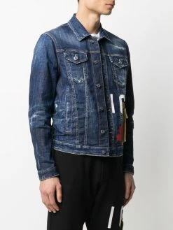Dsquared2 veste en jean à logo