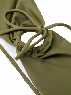 Dsquared2 haut de bikini à découpes