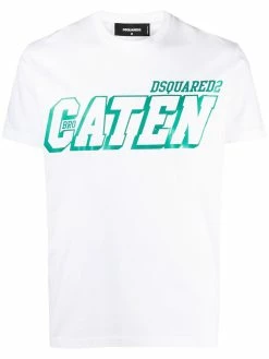 Dsquared2 t-shirt à slogan imprimé