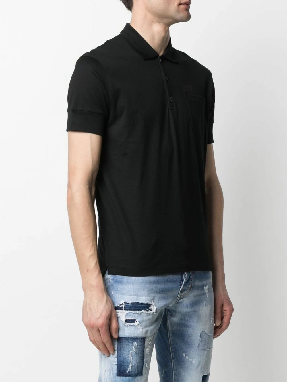 Faible Prix Dsquared2 Polo à logo poitrine polos homme 5 Dsquared2 polo à logo poitrine