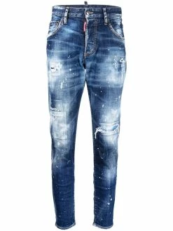 Dsquared2 jean à effet usé