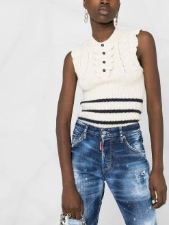 Dsquared2 jean à effet usé