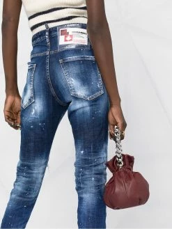 Dsquared2 jean à effet usé