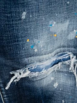 Dsquared2 jean à effet usé