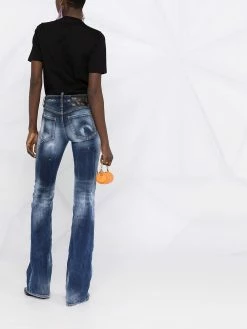 Dsquared2 jean bootcut à effet usé