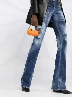 Dsquared2 jean bootcut à effet usé