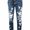 Dsquared2 jean à effet délavé