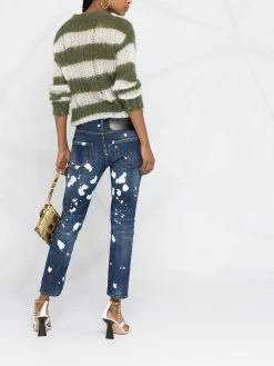 Dsquared2 jean à effet délavé