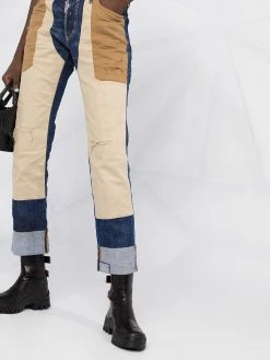 Qualité garantie 100% Dsquared2 Jean à effet usé jeans skinny femme 14 Dsquared2 jean à effet usé