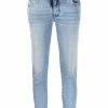 Dsquared2 jean court skinny à détails en dentelle