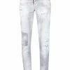 Dsquared2 jean skinny à effet délavé