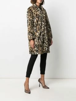 Dsquared2 Manteau à motif léopard Prix Malin manteaux à simple boutonnage femme 12 Dsquared2 manteau à motif léopard