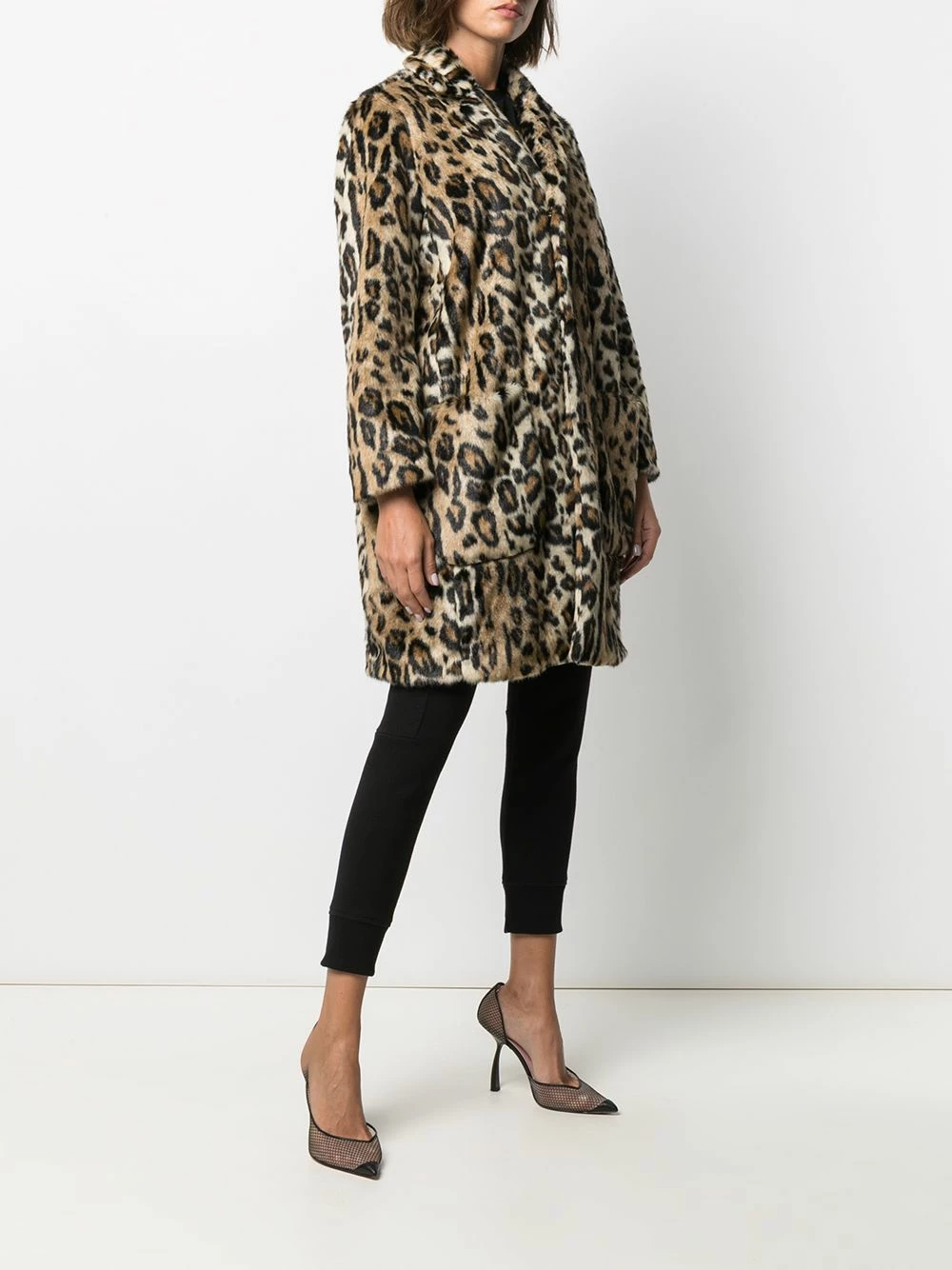 Dsquared2 Manteau à motif léopard Prix Malin manteaux à simple boutonnage femme 6 Dsquared2 manteau à motif léopard