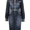Soldes En Ligne Dsquared2 Robe chemise en jean robes de jour femme 1 Dsquared2 robe-chemise en jean