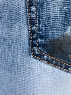 Dsquared2 jean fuselé à effet usé