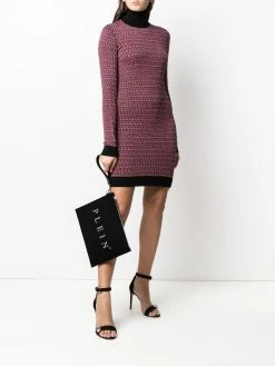 Dsquared2 robe en maille à motif monogrammé