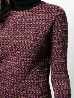 Dsquared2 robe en maille à motif monogrammé