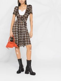 Dsquared2 robe à carreaux