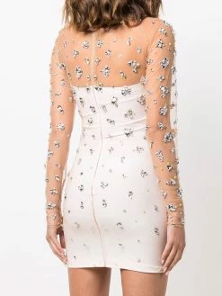 Dsquared2 robe courte à ornements strassés