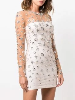 Dsquared2 robe courte à ornements strassés