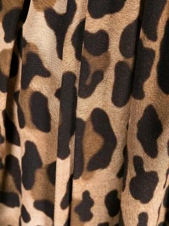 Dsquared2 robe-chemise à imprimé léopard