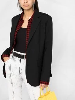 Dsquared2 blazer en laine à simple boutonnage