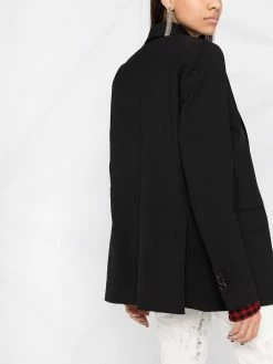 Dsquared2 blazer en laine à simple boutonnage