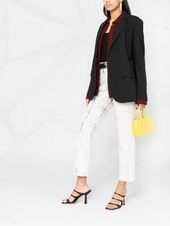 Dsquared2 blazer en laine à simple boutonnage