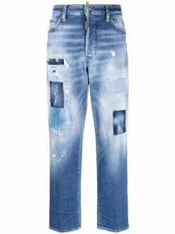 Dsquared2 jean Boston à effet usé