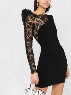 Dsquared2 robe courte à manche en dentelle