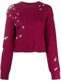 Dsquared2 pull à ornements en cristal