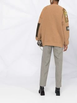 Dsquared2 cardigan à ornements en cristal