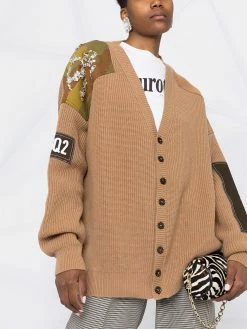 Dsquared2 cardigan à ornements en cristal