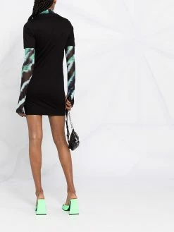 Dsquared2 robe-chemise à logo imprimé