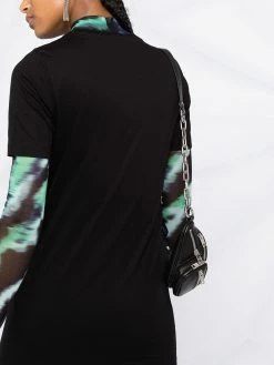 Dsquared2 robe-chemise à logo imprimé