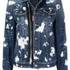 Dsquared2 veste en jean à effet délavé
