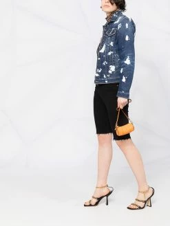 Dsquared2 veste en jean à effet délavé