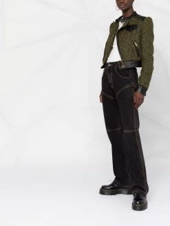 Dsquared2 veste crop en tweed