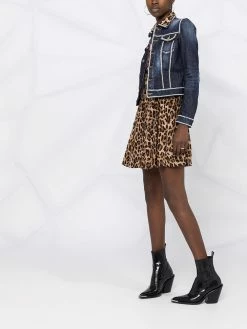 Dsquared2 veste en jean à bordures en perles