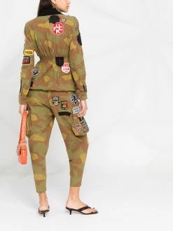 Authentique 100% Dsquared2 Pantalon court à imprimé camouflage pantalons fuselés femme 13 Dsquared2 pantalon court à imprimé camouflage