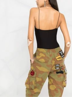 Authentique 100% Dsquared2 Pantalon court à imprimé camouflage pantalons fuselés femme 14 Dsquared2 pantalon court à imprimé camouflage