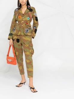 Dsquared2 pantalon court à imprimé camouflage
