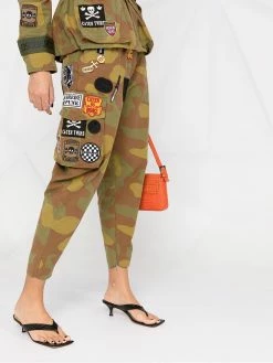 Authentique 100% Dsquared2 Pantalon court à imprimé camouflage pantalons fuselés femme 12 Dsquared2 pantalon court à imprimé camouflage