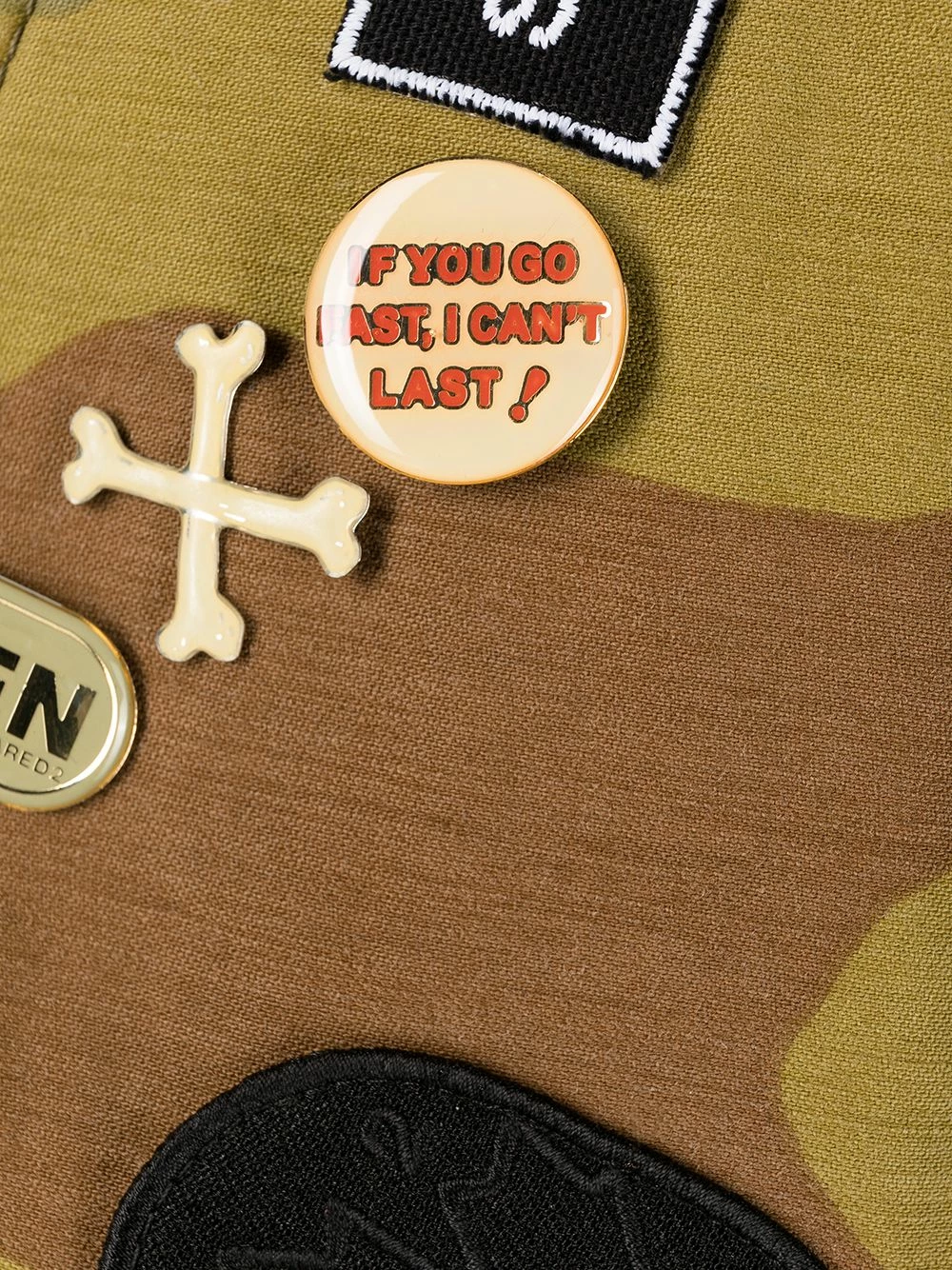 Authentique 100% Dsquared2 Pantalon court à imprimé camouflage pantalons fuselés femme 10 Dsquared2 pantalon court à imprimé camouflage