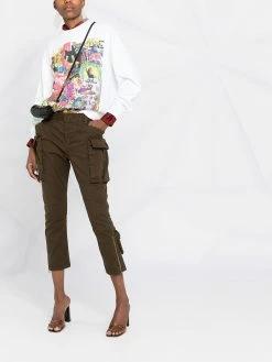 Dsquared2 pantalon crop à poches cargo