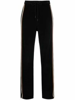 Dsquared2 pantalon de jogging en velours côtelé à bande latérale
